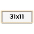 thumbnail image 1 of 31x11 Shadow Box Frame Brown | 0.875 Inches Deep Real Wood Contemporary Shadowbox Display Frame |, 1 of 5