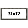 thumbnail image 1 of 31x12 Frame Black-Brown Medieval Solid Wood Picture Frame | 1.5 Inch Moulding Width | Gotham, 1 of 8