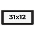 thumbnail image 1 of 31x12 Shadow Box Black Solid Wood Display Picture Frame | 1 Inch Rabbet Depth | | 1.375 Inch, 1 of 4