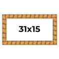 thumbnail image 1 of 31x15 Frame Beige Real Wood Picture Frame Width 3 inches | Interior Frame Depth 0.5 inches |, 1 of 8