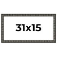thumbnail image 1 of 31x15 Frame Black-Brown Medieval Solid Wood Picture Frame | 1.5 Inch Moulding Width | Gotham, 1 of 8