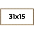 thumbnail image 1 of 31x15 Frame Gold Kingsley Distressed Solid Wood Picture Frame Width 0.75 Inches | Interior Frame, 1 of 8