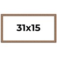 thumbnail image 1 of 31x15 Frame Gold Real Wood Picture Frame Width 1.25 inches | Interior Frame Depth 0.5 inches |, 1 of 8