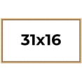 thumbnail image 1 of 31x16 Frame Beaded Gold Solid Wood Picture Frame | 0.75 Inches Moulding Width | Liscio Oro, 1 of 8