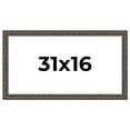 thumbnail image 1 of 31x16 Frame Black Bamboo Solid Wood Picture Frame Width 1.5 Inches | Interior Frame Depth 0.5, 1 of 8