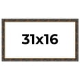 thumbnail image 1 of 31x16 Frame Gold Real Wood Picture Frame Width 1.5 inches | Interior Frame Depth 0.5 inches |, 1 of 8