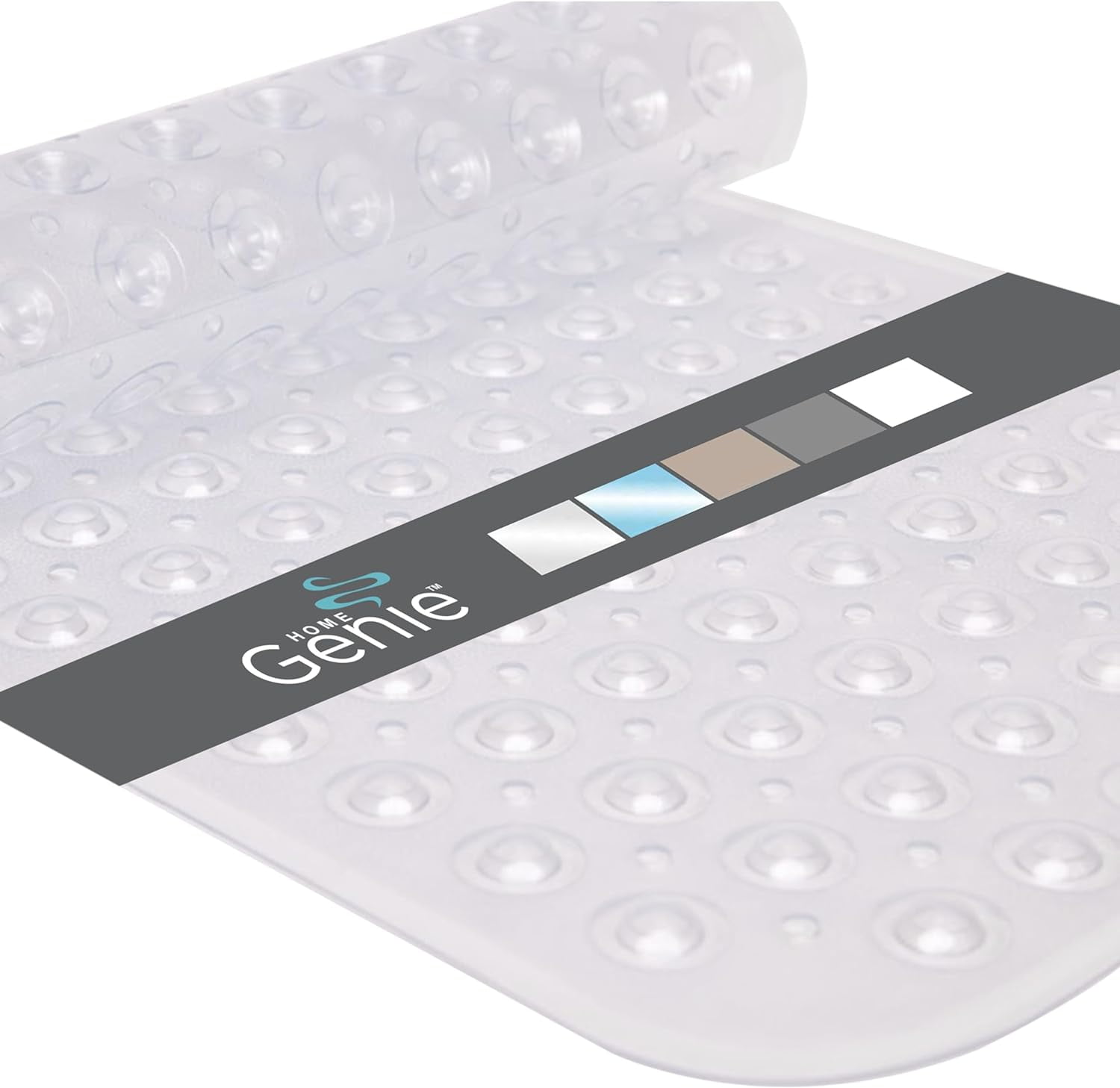 31x16 Shower and Bathtub Mat with Suction Cup Grips and Drainage Holes