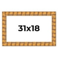 thumbnail image 1 of 31x18 Frame Beige Real Wood Picture Frame Width 3 inches | Interior Frame Depth 0.5 inches |, 1 of 8