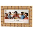 thumbnail image 1 of 31x18 Frame Beige Real Wood Picture Frame Width 3 inches | Interior Frame Depth 0.5 inches |, 1 of 8