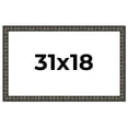 thumbnail image 1 of 31x18 Frame Black-Brown Medieval Solid Wood Picture Frame | 1.5 Inch Moulding Width | Gotham, 1 of 8