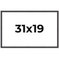 thumbnail image 1 of 31x19 Rustic Brown Real Wood Picture Frame Width 0.75 inches | Interior Frame Depth 0.5 inches |, 1 of 8
