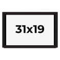thumbnail image 1 of 31x19 Shadow Box Black Solid Wood Display Picture Frame | 1 Inch Rabbet Depth | | 1.375 Inch, 1 of 4
