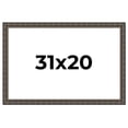 thumbnail image 1 of 31x20 Frame Black Bamboo Solid Wood Picture Frame Width 1.5 Inches | Interior Frame Depth 0.5, 1 of 8