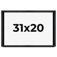 thumbnail image 1 of 31x20 Shadow Box Frame Black | 1 Inches Deep Real Wood Farmhouse Shadowbox Display Frame | UV, 1 of 6