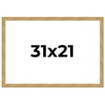 thumbnail image 1 of 31x21 Frame Beige Real Wood Picture Frame Width 1.25 inches | Interior Frame Depth 0.5 inches |, 1 of 8