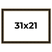 31x21 Frame Gold Antique Vintage Sold Wood Picture Frame | 1.75 Inch Moulding Width | Interior