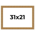 thumbnail image 1 of 31x21 Frame Gold Ornate Solid Wood Picture Frame | 2 Inch Moulding Width | Firman Traditional Photo, 1 of 8