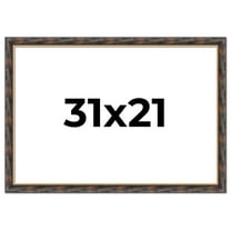 31x21 Frame Gold Real Wood Picture Frame Width 1.5 inches | Interior Frame Depth 0.5 inches |