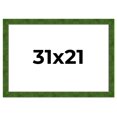 thumbnail image 1 of 31x21 Frame Green Burl Solid Wood Picture Frame | 1.75 Inches Moulding Width | Interior Frame Depth, 1 of 8