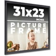 thumbnail image 1 of 31x23 Frame Black Passaggi Solid Wood Picture Frame Width 1.5 Inches | Interior Depth 0.5 Inches |, 1 of 8