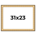 thumbnail image 1 of 31x23 Frame Gold Plein Aire Solid Wood Picture Frame Width 2 Inches | Interior Frame Depth 0.5, 1 of 8
