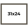 thumbnail image 1 of 31x24 Frame Black Bamboo Solid Wood Picture Frame Width 1.5 Inches | Interior Frame Depth 0.5, 1 of 8