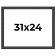 thumbnail image 1 of 31x24 Frame Brown Rustic Solid Wood Picture Frame 1.5 Inches Wide | Interior Frame Depth 0.5 Inches, 1 of 8