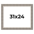thumbnail image 1 of 31x24 Frame Grey Real Wood Picture Frame Width 2.75 Inches | Interior Frame Depth 0.5 Inches |, 1 of 8