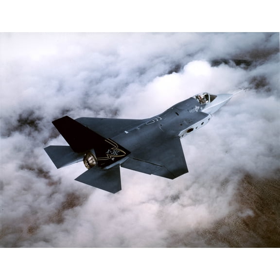 31x24in Coated Paper Lockheed F-35 Joint Strike Fighter Edwards Air Force Base
