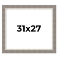 thumbnail image 1 of 31x27 Frame Grey Real Wood Picture Frame Width 2.75 Inches | Interior Frame Depth 0.5 Inches |, 1 of 8