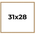 thumbnail image 1 of 31x28 Frame Beaded Gold Solid Wood Picture Frame | 0.75 Inches Moulding Width | Liscio Oro, 1 of 8