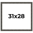 thumbnail image 1 of 31x28 Frame Black-Brown Medieval Solid Wood Picture Frame | 1.5 Inch Moulding Width | Gotham, 1 of 8