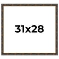 thumbnail image 1 of 31x28 Frame Gold Real Wood Picture Frame Width 1.5 inches | Interior Frame Depth 0.5 inches |, 1 of 8