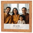thumbnail image 1 of 31x31 Frame Beige Real Wood Picture Frame Width 1.25 inches | Interior Frame Depth 0.5 inches |, 1 of 8