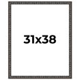 thumbnail image 1 of 31x38 Frame Black-Brown Medieval Solid Wood Picture Frame | 1.5 Inch Moulding Width | Gotham, 1 of 8