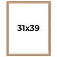 thumbnail image 1 of 31x39 Frame Charleston Honey Brown Solid Wood Picture Frame Width 1.75 Inches | Interior Depth 0.5, 1 of 8