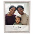 thumbnail image 1 of 31x39 Frame White Real Wood Picture Frame Width 0.75 inches | Interior Frame Depth 0.5 inches |, 1 of 8