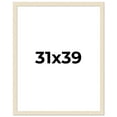 thumbnail image 1 of 31x39 Frame White Real Wood Picture Frame Width 1.5 inches | Interior Frame Depth 0.5 inches | Barn, 1 of 8