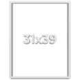 thumbnail image 1 of 31x39 Shadow Box High Gloss White Display Frame | 1.625 Inches Deep | 1 Inch Moulding Width | Solid, 1 of 4