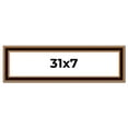 thumbnail image 1 of 31x7 Frame Gold Brown Plein Air Vintage Solid Wood Picture Frame | 1.75 Inches Moulding Width |, 1 of 8