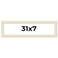 thumbnail image 1 of 31x7 Frame White Real Wood Picture Frame Width 1.5 inches | Interior Frame Depth 0.5 inches | Barn, 1 of 8