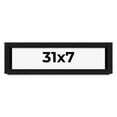 thumbnail image 1 of 31x7 Shadow Box Black Solid Wood Display Picture Frame | 1 Inch Rabbet Depth | | 1.375 Inch, 1 of 4