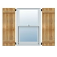thumbnail image 1 of 32 1/4"W X 79"H Timbercraft Six 5 3/8" Boards Joined Board-N-Batten Shutters, Rough Sawn Western Red Cedar (Per Pair), 1 of 13