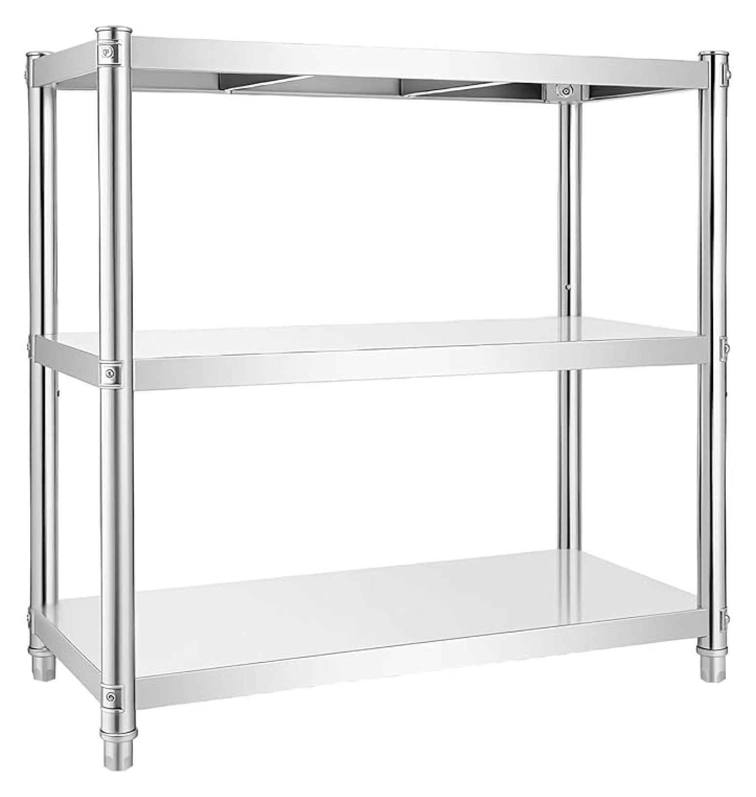 32×16 Inches Stainless Steel Table, Heavy Duty Kitchen Prep Table ...