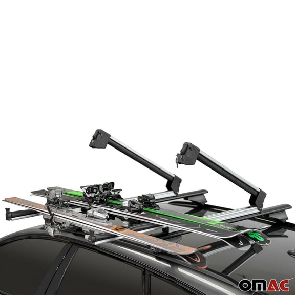 32.2 Ski Rack Snowboard Carriers Top Holder Roof Rack Lockable