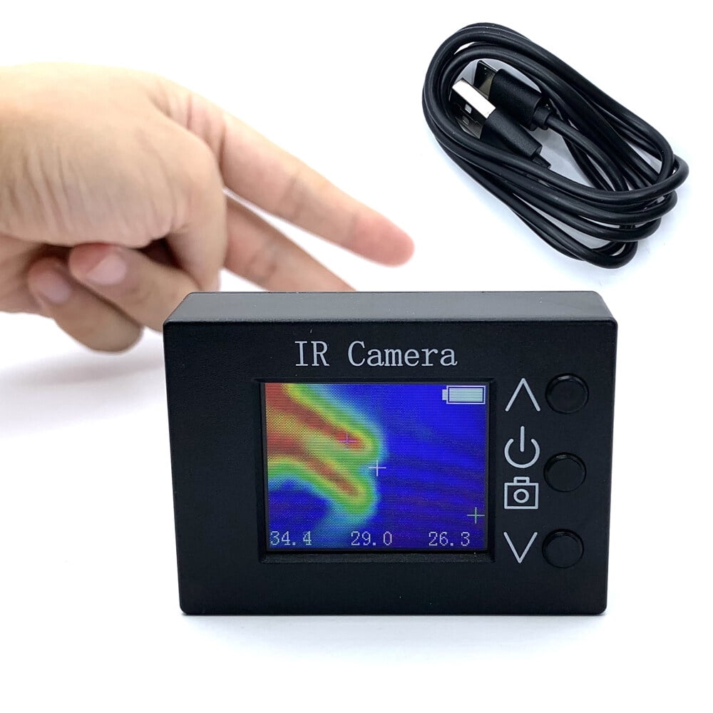 32 * 24 Pixel Infrared Sensors Portable Thermal Imager Handheld 1.8inch TFT Display 160*128 Resolution Clear Definition Imaging Camera -40 to 300 Temperature Measurement Instrument