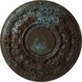 thumbnail image 1 of 32 3/4"OD x 2 1/2"P Jackson Ceiling Medallion (Fits Canopies up to 13 1/2"), Hand-Painted Bronze Blue Patina, 1 of 6