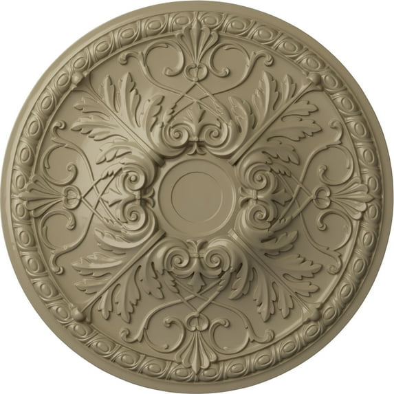 32 3/8"OD x 3 1/2"P Tristan Ceiling Medallion (Fits Canopies up to 6 1/4"), Hand-Painted Gobi Desert