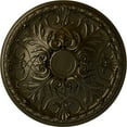 thumbnail image 1 of 32 3/8"OD x 3 1/2"P Tristan Ceiling Medallion (Fits Canopies up to 6 1/4"), Hand-Painted Green Gold, 1 of 6