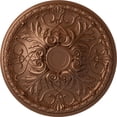 thumbnail image 1 of 32 3/8"OD x 3 1/2"P Tristan Ceiling Medallion (Fits Canopies up to 6 1/4"), Hand-Painted Polished Copper, 1 of 6